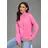 delmao Kapuzensweatshirt mit Print rosa 48/50
