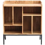 miliboo Sideboard 120 x 40 x 30 cm Braun / Schwarz