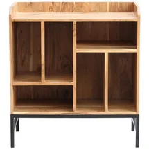 miliboo Sideboard 120 x 40 x 30 cm Braun / Schwarz