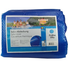 Summer Fun Sommer Poolabdeckung Solar Rund 600 cm PE Blau