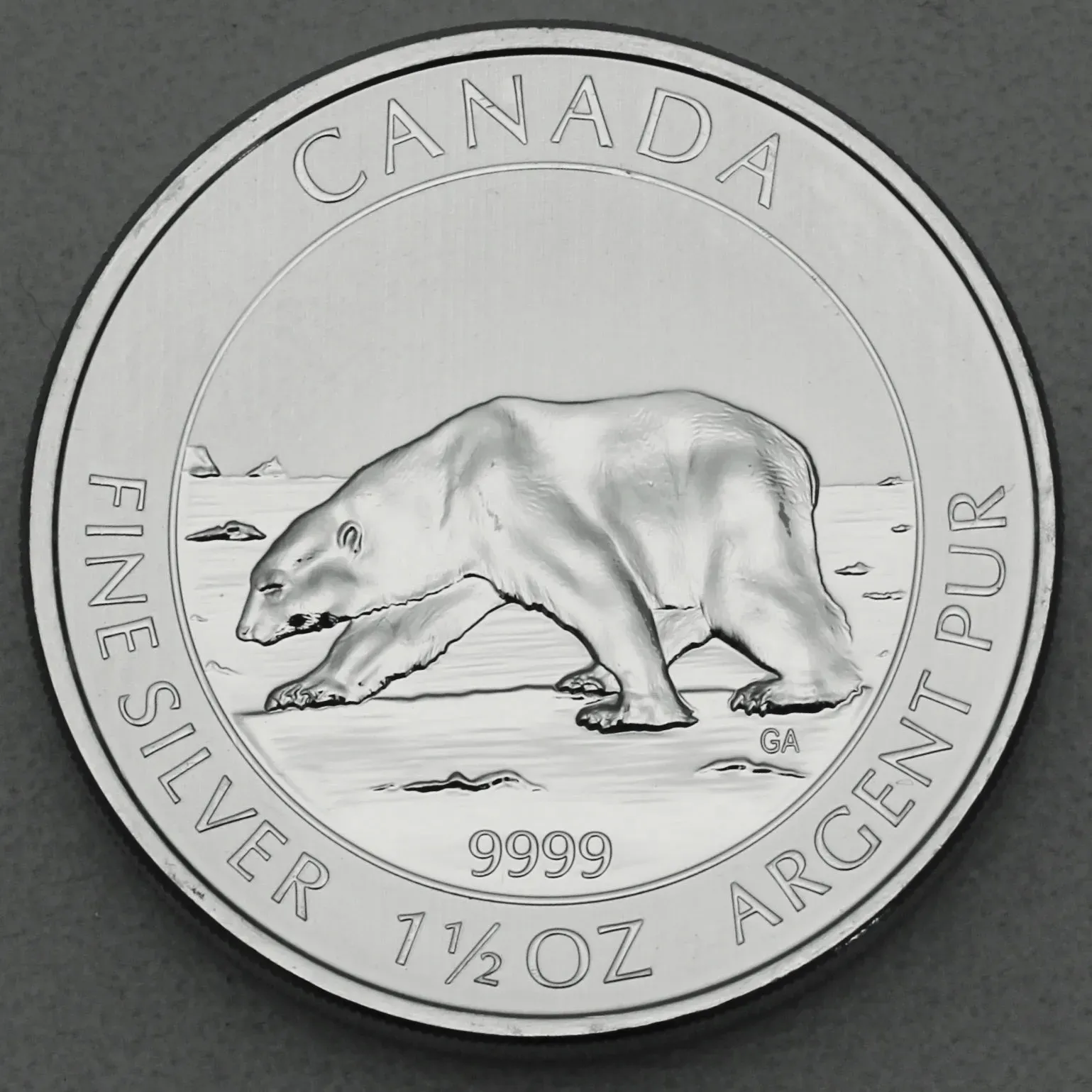 Silbermünze 15oz Canadian Polarbear 2013 (Kanada)