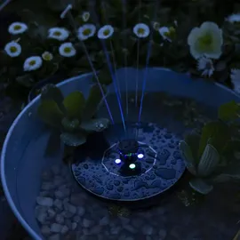 GORANDO LED Solar Teichpumpe 16cm