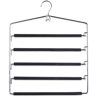 Zeller Hosenbügel platzsparend schwarz, 1 St.