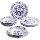 Kahla Rossella Zwiebelmuster Tafelservice 12-tlg. blau