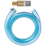 Dieselpumpe Schlauch, Sauggarnitur, Saugset 20mm für Dieselpumpen mit Rückschlagventil aus Messing, Spiralverstärkter Schlauch, 10m für Heizölpumpe Ölpumpe Kraftstoffpumpe Tankstelle, Umfüllpumpe