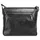 Cluty Umhängetasche Leder Schwarz