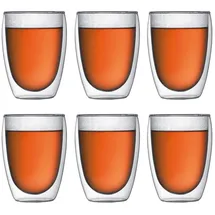 Bodum Pavina Set doppelwandige Thermogläser 0,35 l 6-tlg.