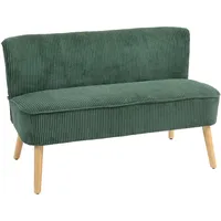 Homcom Sofa, Grün Kunststoff, 117x77x56.5 cm, Wohnzimmer, Sofas -