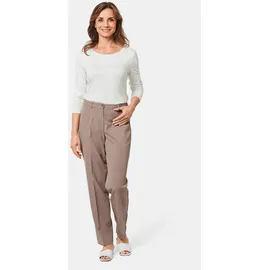 GOLDNER Stoffhose Kurzgröße Beige 27