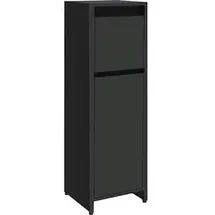 vidaXL Badezimmerschrank 30 x 90 x 30 cm Schwarz