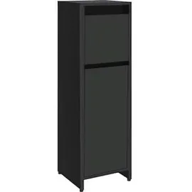 vidaXL Badezimmerschrank 30 x 90 x 30 cm Schwarz