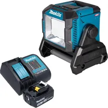 Makita ML 005 G ST1 Akku Baustellenleuchte 18 / 40 V max. 3.600 lm + 1x Akku 5,0 Ah + Ladegerät