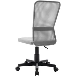 vidaXL Bürostuhl Grau 44x52x100 cm Netzgewebe