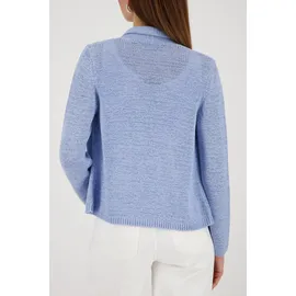 Monari Jacke Stricküberwurf Basic Blau XXL