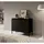 Selsey Sideboard 100 x 77 cm Schwarz