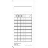 Bürk Mobatime Stempelkarten weiß