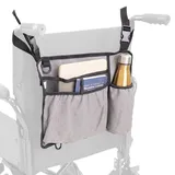 PEPE Mobility Rollstuhltasche Hinten und Seitlich grau