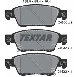 TEXTAR Bremsbelagsatz, Scheibenbremse vorne rechts links  für INFINITI D1060JK000 D1060JK00B 2493001