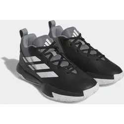 Basketballschuh ADIDAS PERFORMANCE "CROSS 'EM UP SELECT", Gr. 39, schwarz-weiß (core schwarz, cloud weiß, grau three), Textil, Synthetik, sportlich, Schuhe