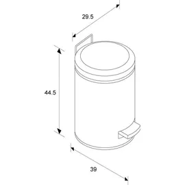 Brabantia Newicon 20 l matt black