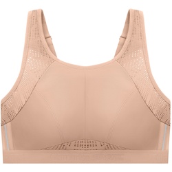 GLAMORISE Atmungsaktiver Mesh-Sport-BH - Haut Unterwäsche   Damen 