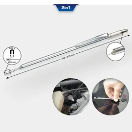 BRILLIANT TOOLS Teleskop-Magnetheber 2in1 (BT115903)