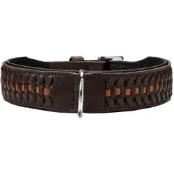 Hunter Halsband Solid Education Exclusive dunkelbraun 60 cm