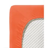 FLEURESSE Jenny C 001115 Single-Jersey 140 x 200 - 160 x 200 cm terra