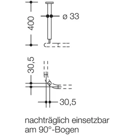 Hewi 801 Deckenabhängung Serie 477/801 - weiß