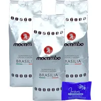 Mocambo Espresso Brasilia E Aroma Silber 3x 1000g | Ganze Bohnen | Vollmundig