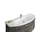 Sconto Waschtischkombination 120,5 x 53,7 x 48,0 cm Grau