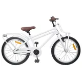 vidaXL Kinderfahrrad 18 Zoll weiß