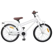 vidaXL Kinderfahrrad 18 Zoll weiß