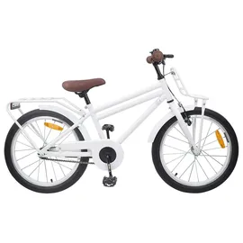 vidaXL Kinderfahrrad 18 Zoll weiß