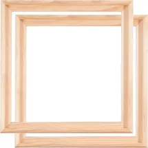 BK BILDERRAHMEN KOLMER Schattenfugen Bilderrahmen beige 40x40 cm 2er Set