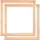 BK BILDERRAHMEN KOLMER Schattenfugen Bilderrahmen beige 40x40 cm 2er Set