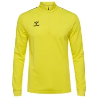 Hummel Herren Hmlauthentic Half Zip Sweater, Gelb, L