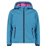 CMP Fix Hood 3a29385n-m Softshelljacke - Turquoise Mel. - 16 Jahre