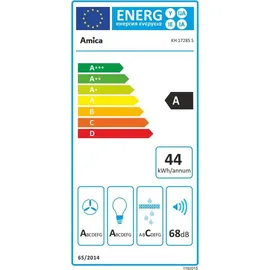 Amica KH 17285 S Dunstabzugshaube Kaminhaube 90cm schwarz Wandhaube