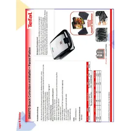 Tefal SW857D Snack Collection
