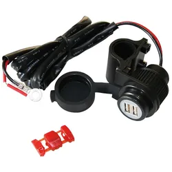 HIGHSIDER smarte 2-Wege-USB-Steckdose, schwarz