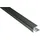 KOVALEX Abschlussleiste Aluminium 250 cm grau
