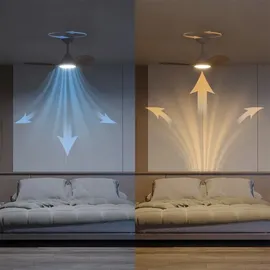 Philips Olas 106 cm 30 W Weiß/Braun