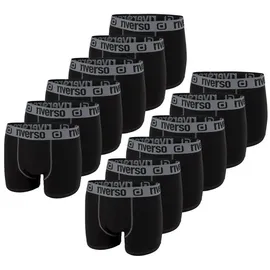Riverso RIVOle Boxershorts Blau / Schwarz M 12er Pack