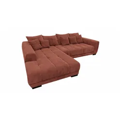 Massivart Ecksofa ARTEMIS Cord 300x215 cm, Nosagunterfederung, frei im Raum stellbar