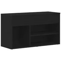 VidaXL Flurbank Schwarz Eiche 60x30x45 cm Holzwerkstoff