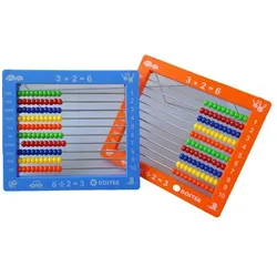 Rechenrahmen zum Aufstellen Kunststoffgehäuse 100 Kugeln 10x10