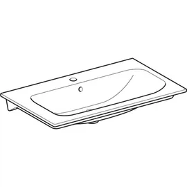 Geberit Renova Nr. 1 Plan Slim Einbauwaschtisch 80 x 48 cm (122280000)