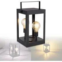 bmf-versand Solarleuchte Garten Laterne 28cm Solarlampe Außen Leuchte Solar mit Pflegetuch