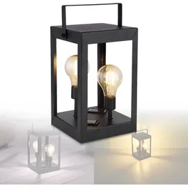 bmf-versand Solarleuchte Garten Laterne 28cm Solarlampe Außen Leuchte Solar mit Pflegetuch